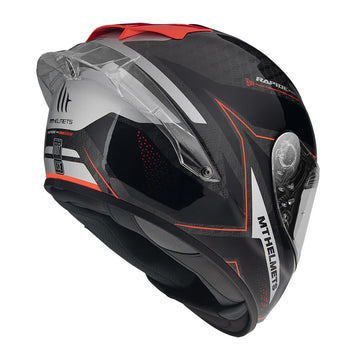 MT Helmets Rapide Pro Master B5 Helmet - Red Fluo